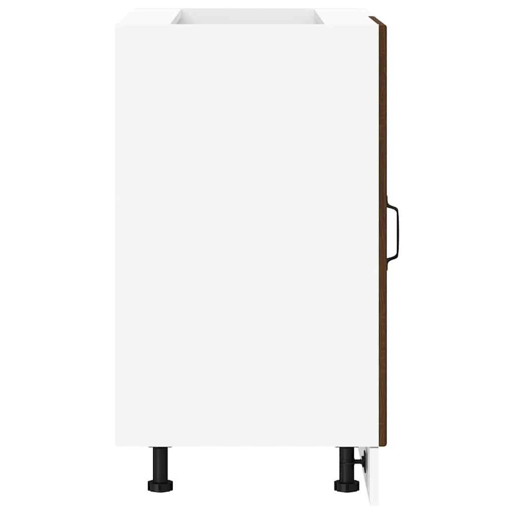 Base da Cucina Kalmar Rovere Marrone in Legno Multistrato