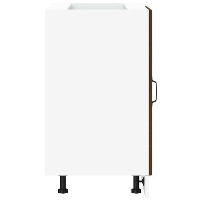 Base da Cucina Kalmar Rovere Marrone in Legno Multistrato