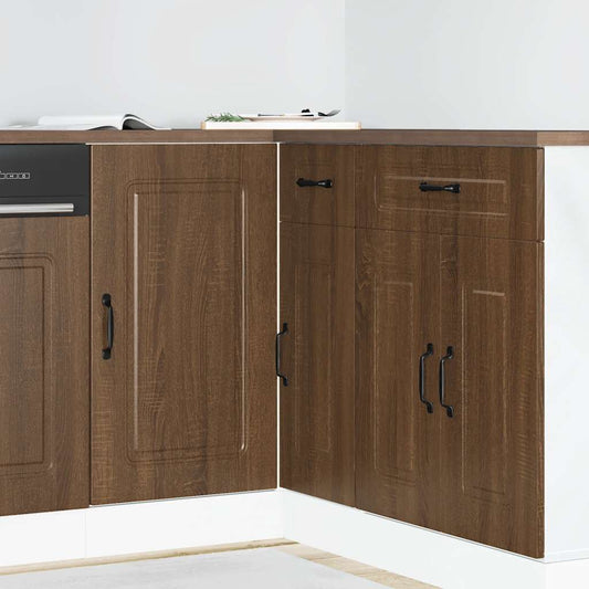 Base da Cucina Kalmar Rovere Marrone in Legno Multistrato - homemem39