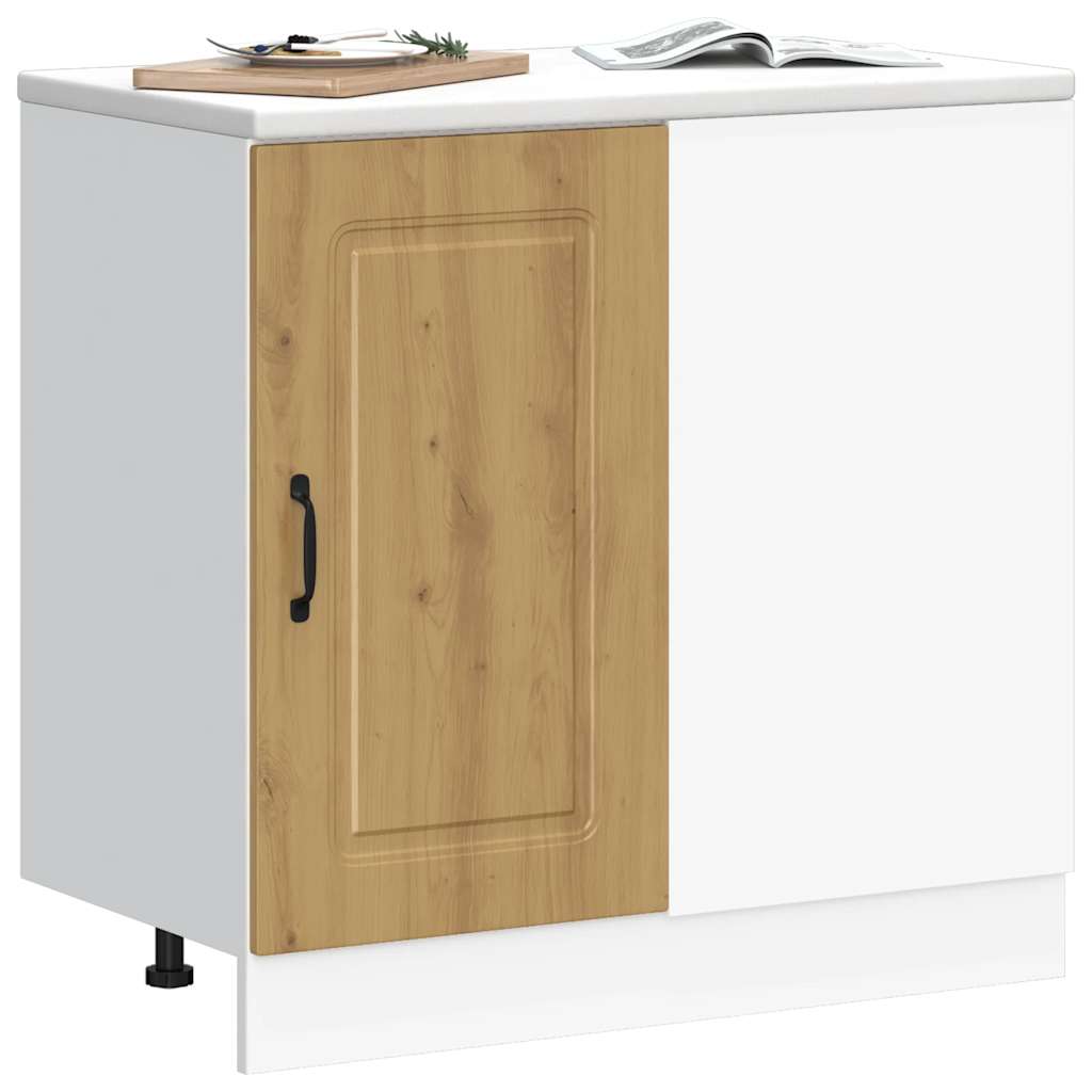 Base da Cucina Kalmar Rovere Artigianale in Legno Multistrato - homemem39