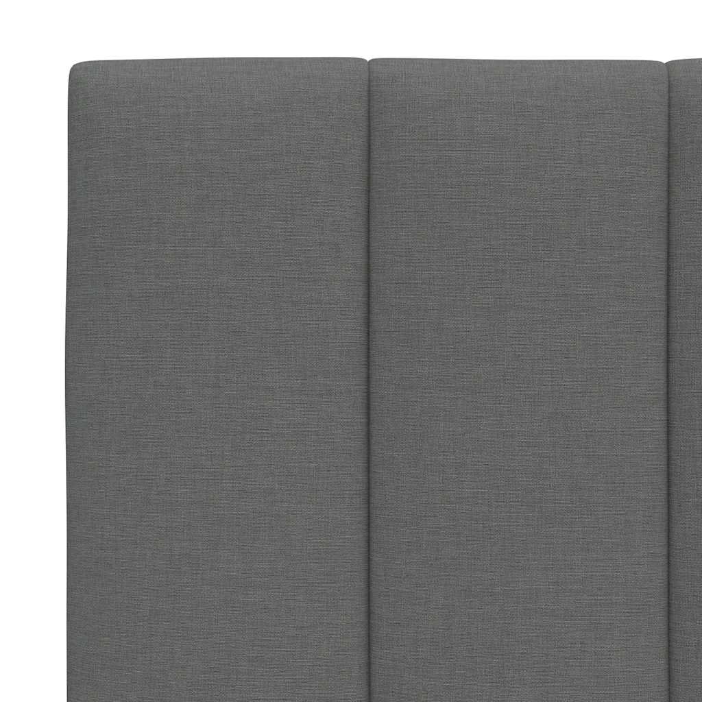 Giroletto senza Materasso Hanko Grigio Scuro 80x200 cm Tessuto