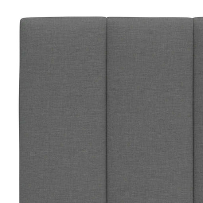 Giroletto senza Materasso Hanko Grigio Scuro 80x200 cm Tessuto