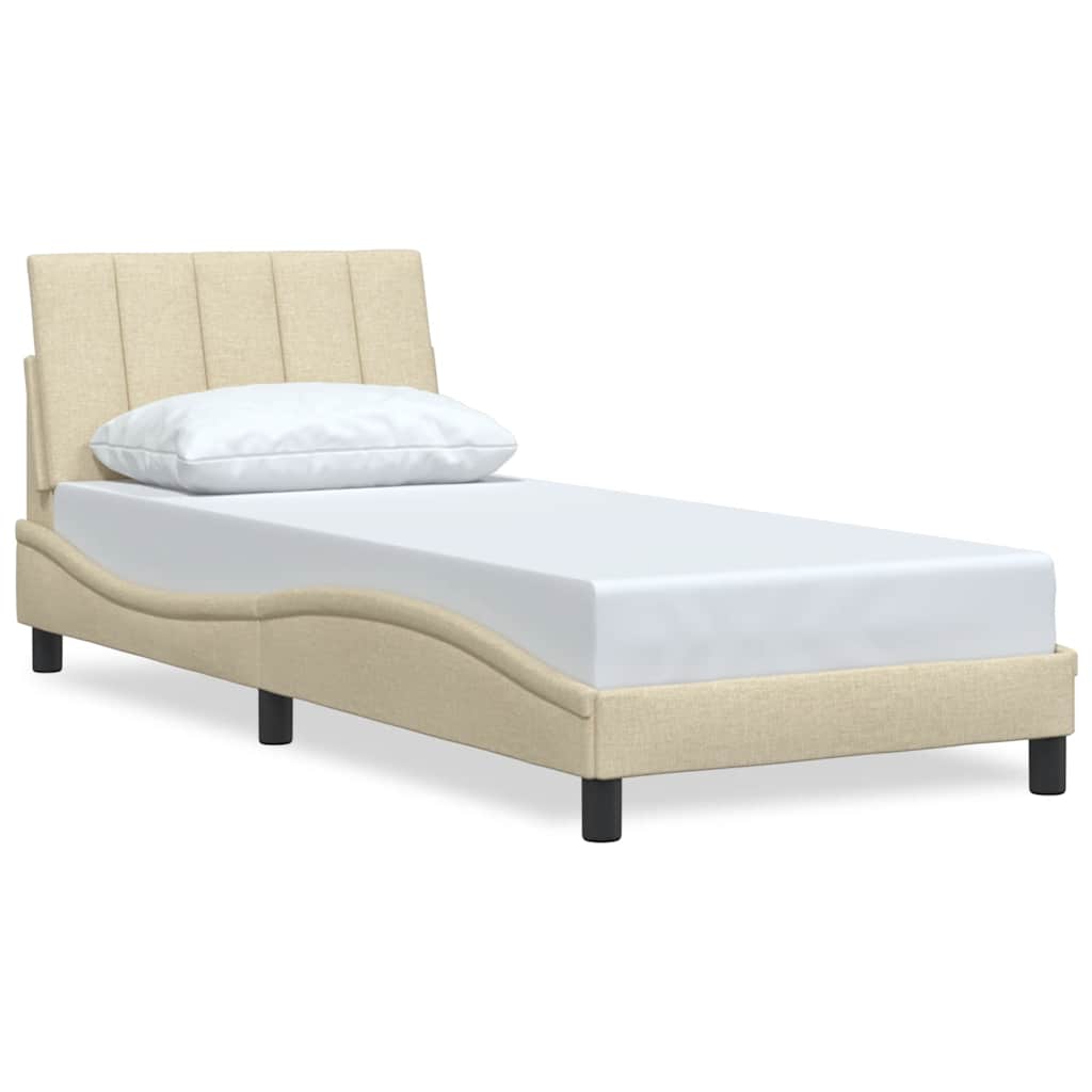 Giroletto senza Materasso Hanko Crema 80x200 cm in Tessuto | homemem39