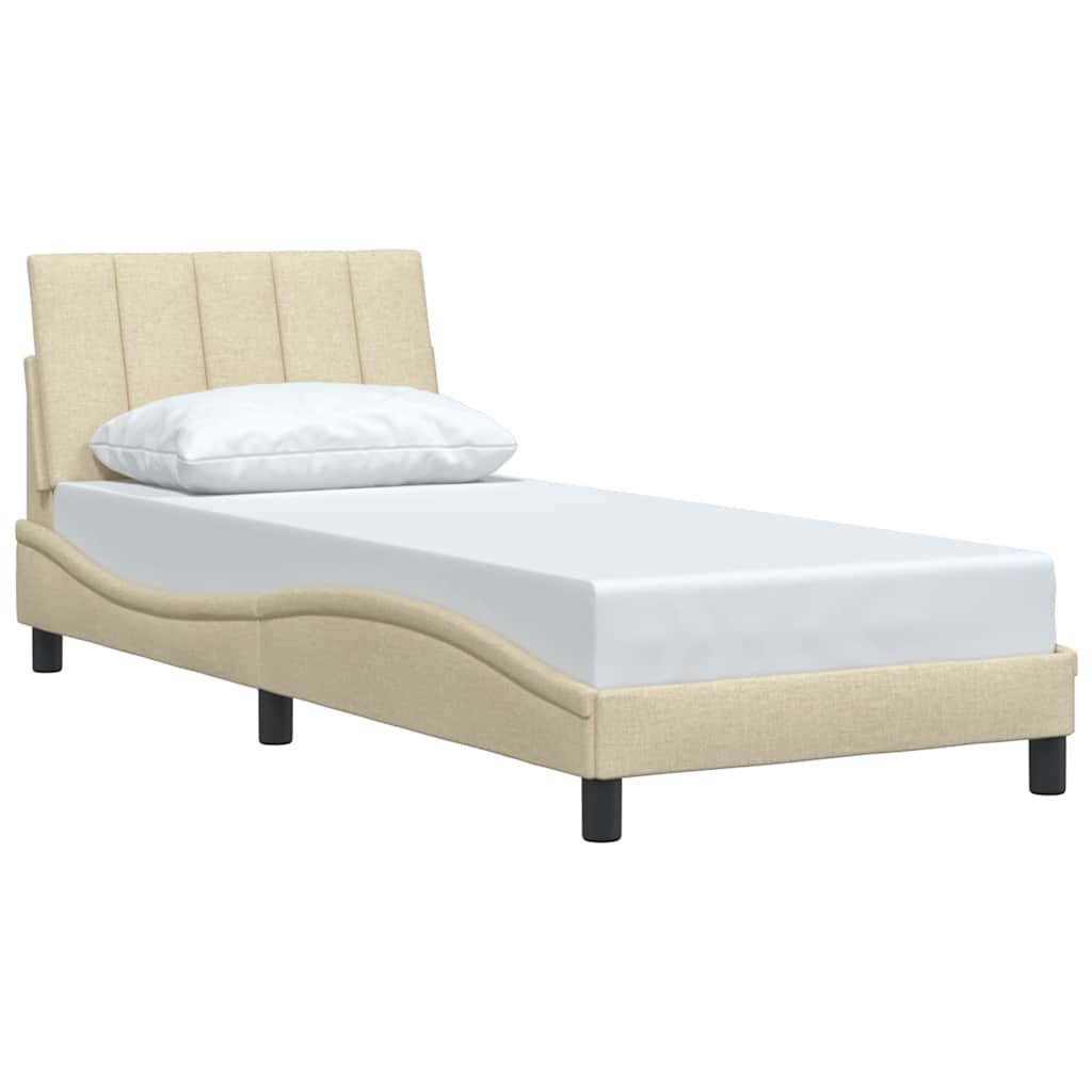 Giroletto senza Materasso Hanko Crema 80x200 cm in Tessuto | homemem39