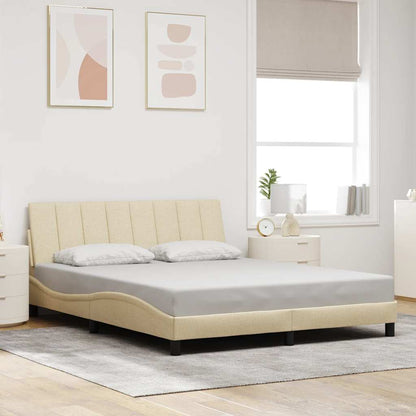 Giroletto senza Materasso Hanko Crema 160x200 cm in Tessuto | homemem39