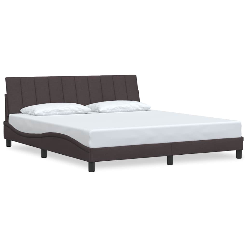 Giroletto senza Materasso Hanko Marrone Scuro 180x200 cm Tessuto | homemem39