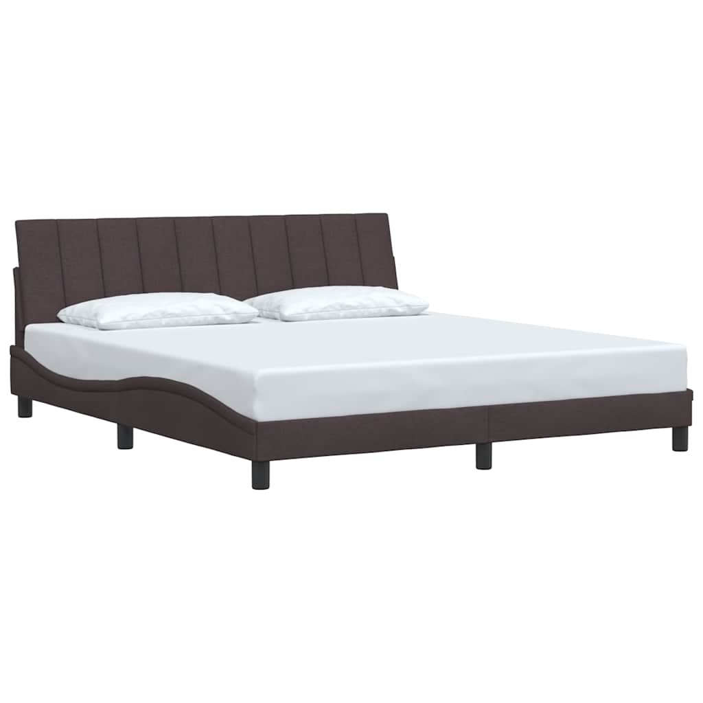 Giroletto senza Materasso Hanko Marrone Scuro 180x200 cm Tessuto | homemem39