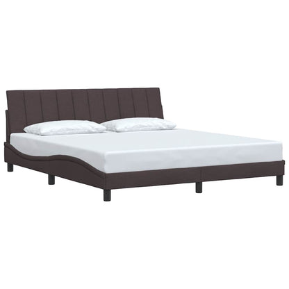 Giroletto senza Materasso Hanko Marrone Scuro 180x200 cm Tessuto | homemem39
