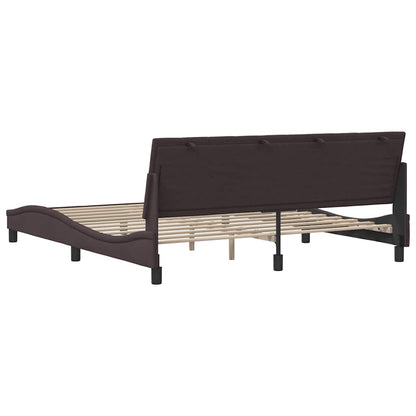 Giroletto senza Materasso Hanko Marrone Scuro 180x200 cm Tessuto | homemem39
