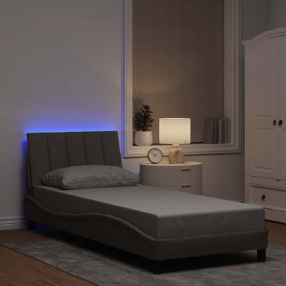 Giroletto senza Materasso Tortora 80x200 cm Tessuto - homemem39