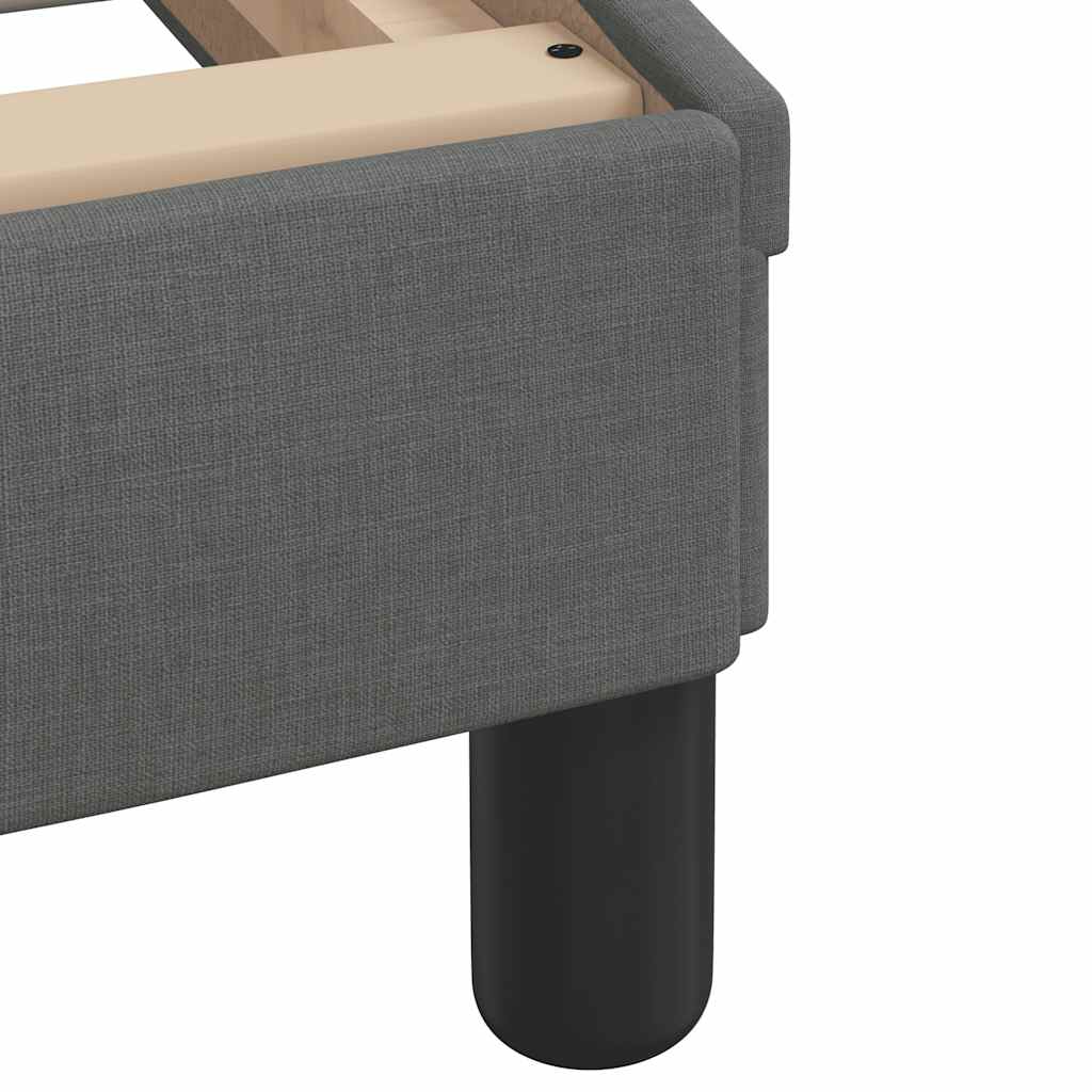 Giroletto senza Materasso Hanko Grigio Scuro 90x200 cm Tessuto | homemem39