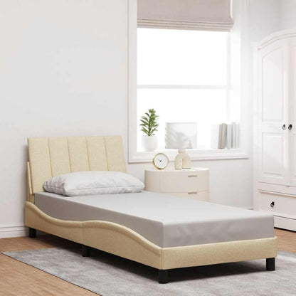 Giroletto senza Materasso Hanko Crema 90x200 cm in Tessuto