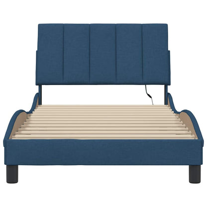 Giroletto senza Materasso Hanko Blu 100x200 cm in Tessuto - homemem39