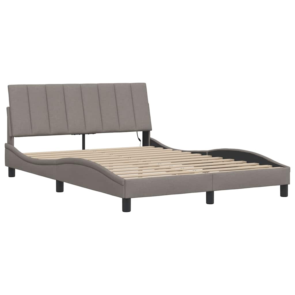 Giroletto senza Materasso Hanko Tortora 120x200 cm Tessuto