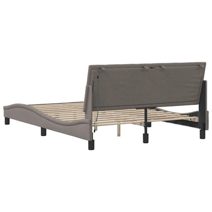 Giroletto senza Materasso Hanko Tortora 120x200 cm Tessuto