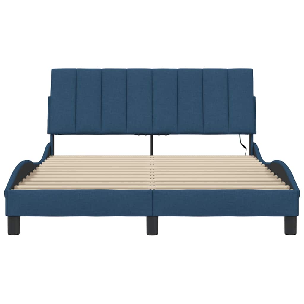 Giroletto senza Materasso Hanko Blu 140x190 cm in Tessuto | homemem39