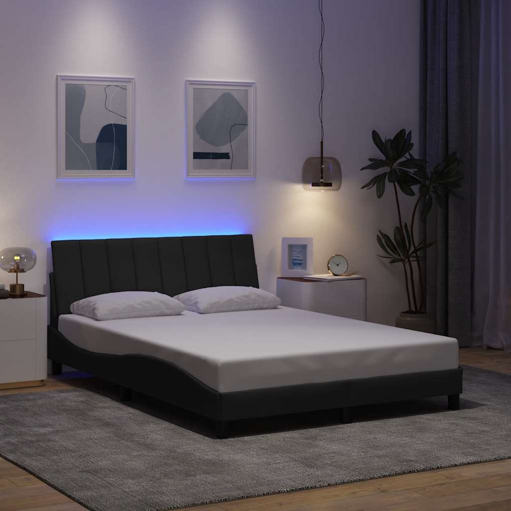 Giroletto senza Materasso Hanko Grigio Scuro 140x200 cm Tessuto