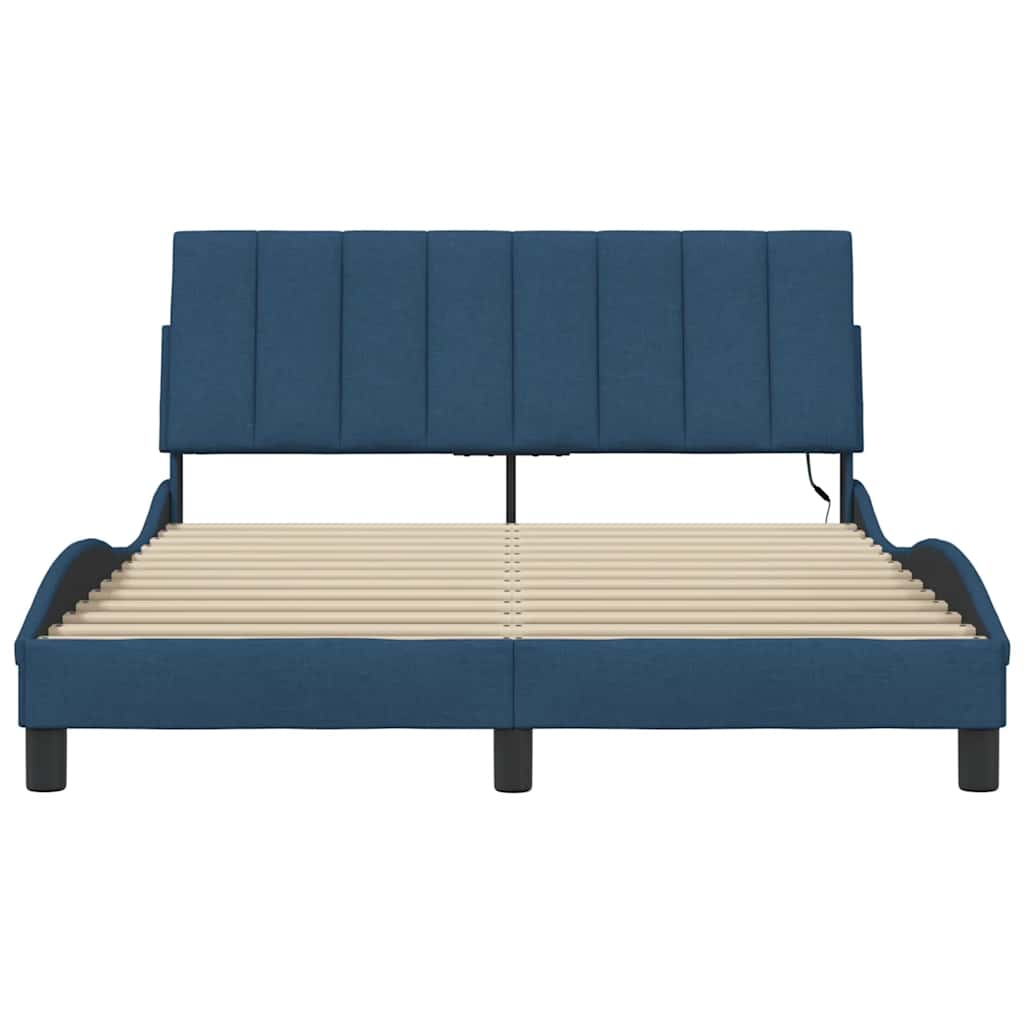 Giroletto senza Materasso Hanko Blu 140x200 cm in Tessuto | homemem39