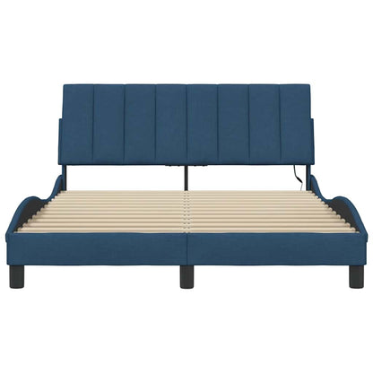 Giroletto senza Materasso Hanko Blu 140x200 cm in Tessuto | homemem39