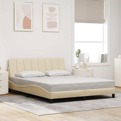 Giroletto senza Materasso Hanko Crema 160x200 cm in Tessuto | homemem39