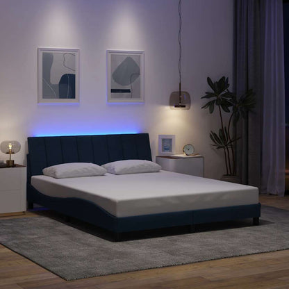 Giroletto senza Materasso Hanko Blu 160x200 cm in Tessuto