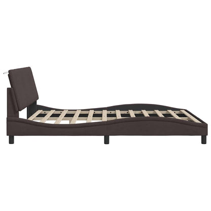 Giroletto senza Materasso Hanko Marrone Scuro 180x200 cm Tessuto | homemem39