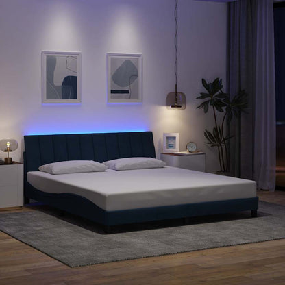 Giroletto senza Materasso Hanko Blu 180x200 cm in Tessuto