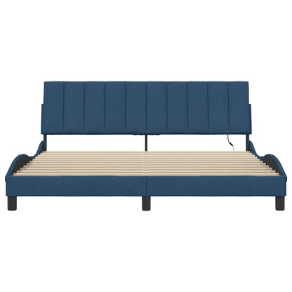 Giroletto senza Materasso Hanko Blu 180x200 cm in Tessuto