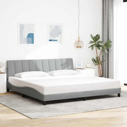 Giroletto senza Materasso Hanko Grigio Chiaro 200x200cm Tessuto