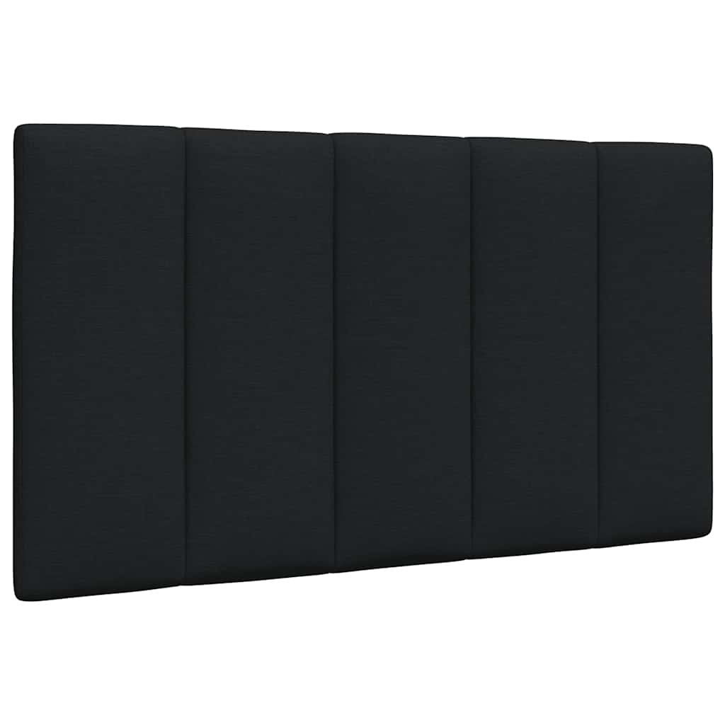 Letto con Materasso Hanko Nero 80x200 cm in Tessuto
