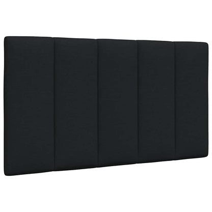 Letto con Materasso Hanko Nero 80x200 cm in Tessuto
