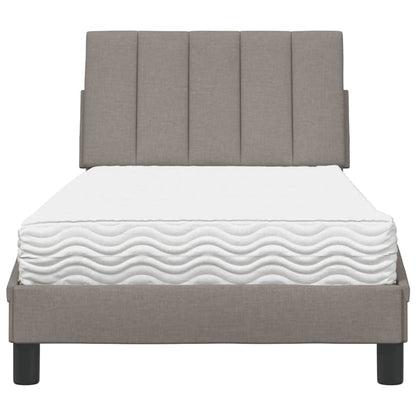 Letto con Materasso Tortora 80x200 cm in Tessuto - homemem39