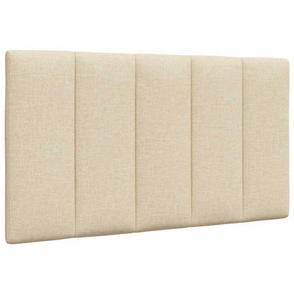 Letto con Materasso Hanko Crema 80x200 cm in Tessuto