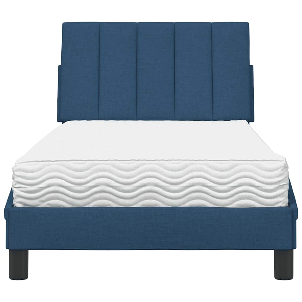 Letto con Materasso Blu 80x200 cm in Tessuto - homemem39