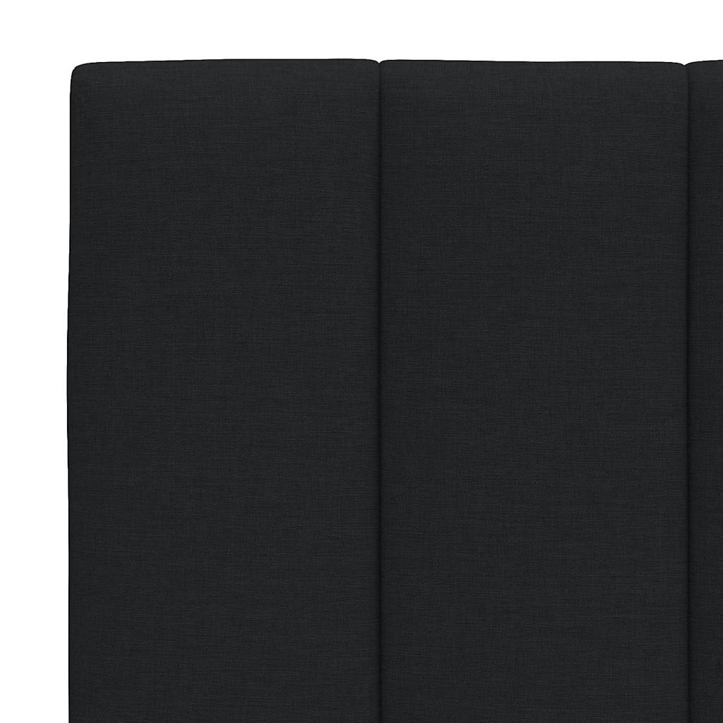 Letto con Materasso Hanko Nero 90x190 cm in Tessuto | homemem39