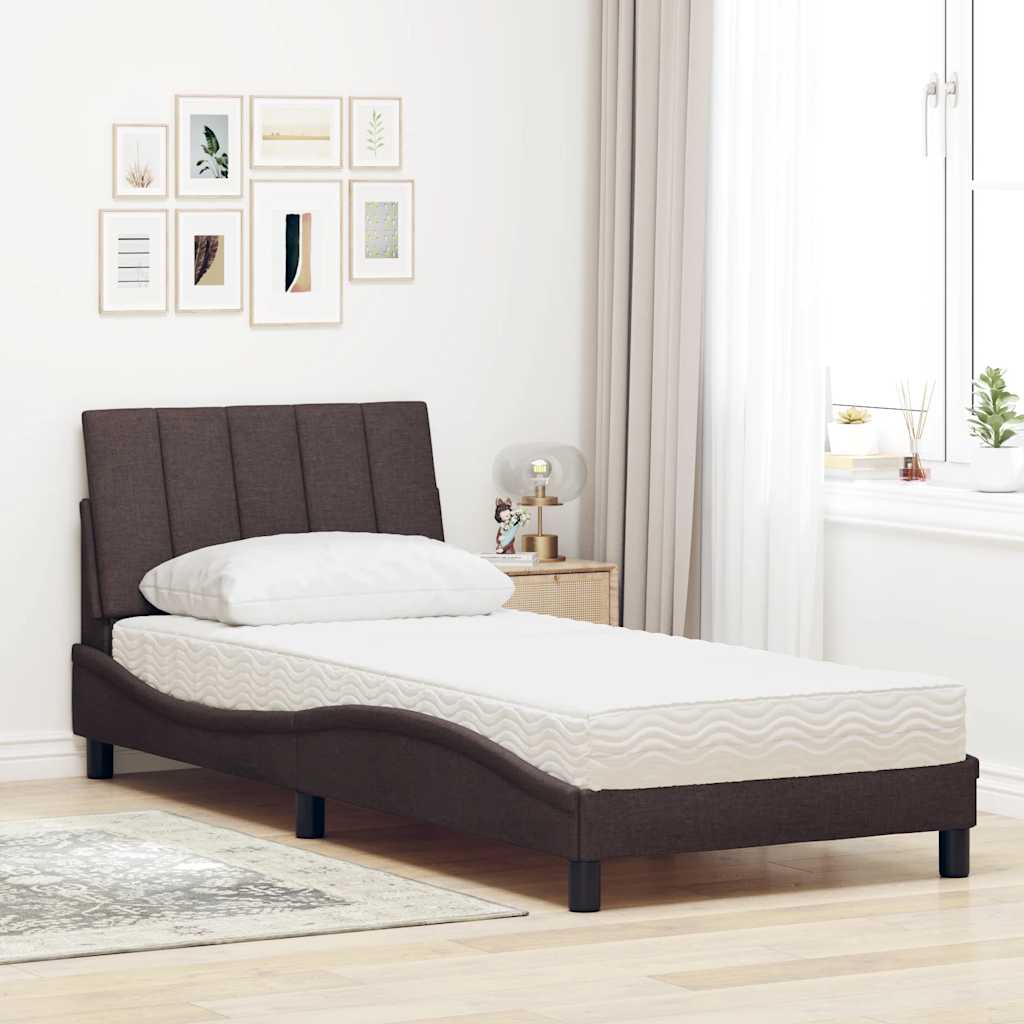Letto con Materasso Hanko in Tessuto