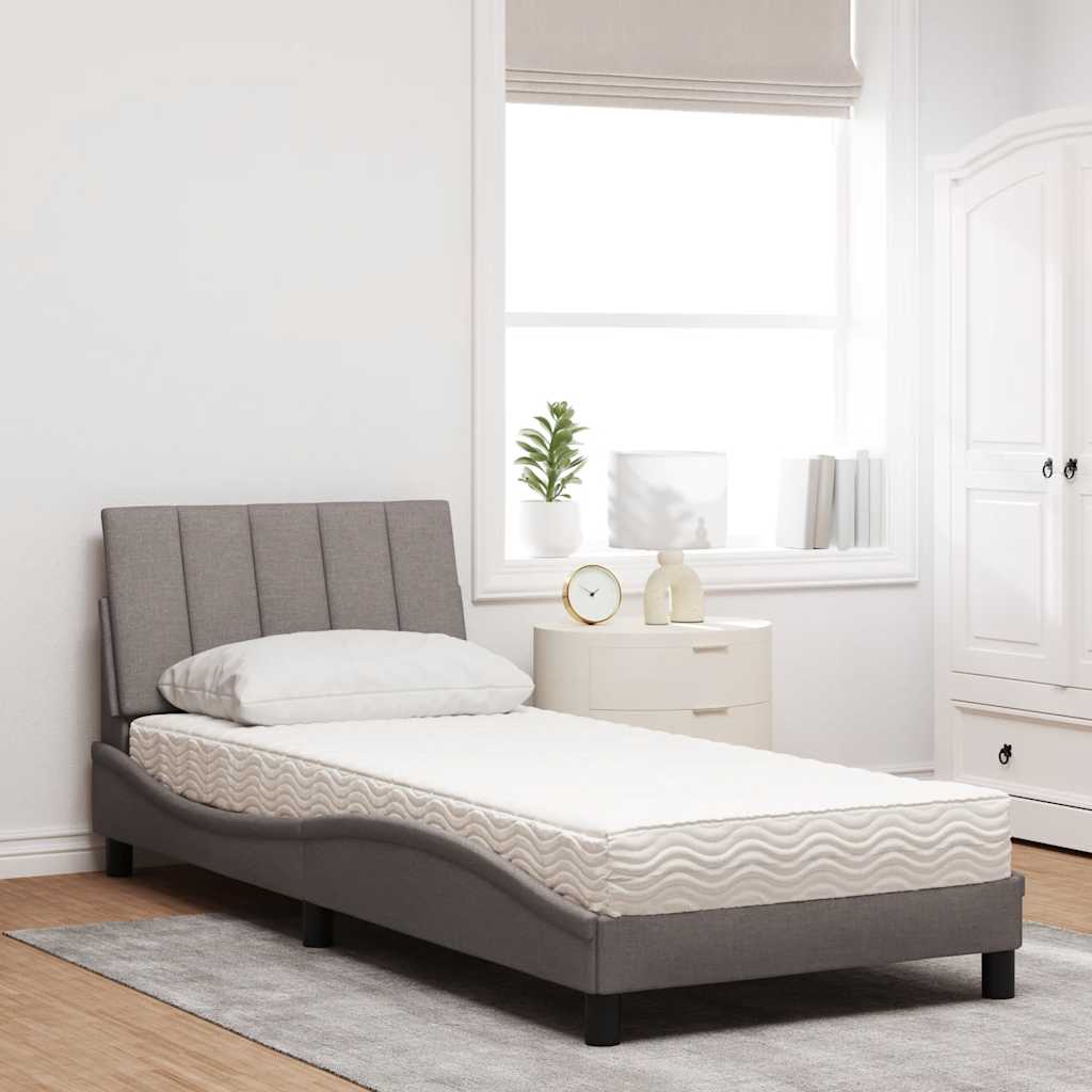 Letto con Materasso Hanko in Tessuto