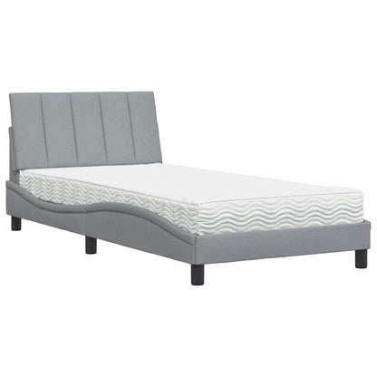 Letto con Materasso Hanko in Tessuto