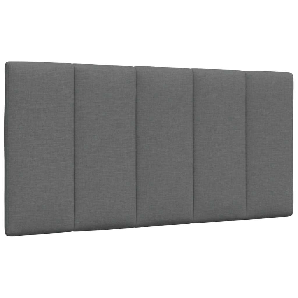 Letto con Materasso Grigio Scuro 100x200 cm in Tessuto - homemem39