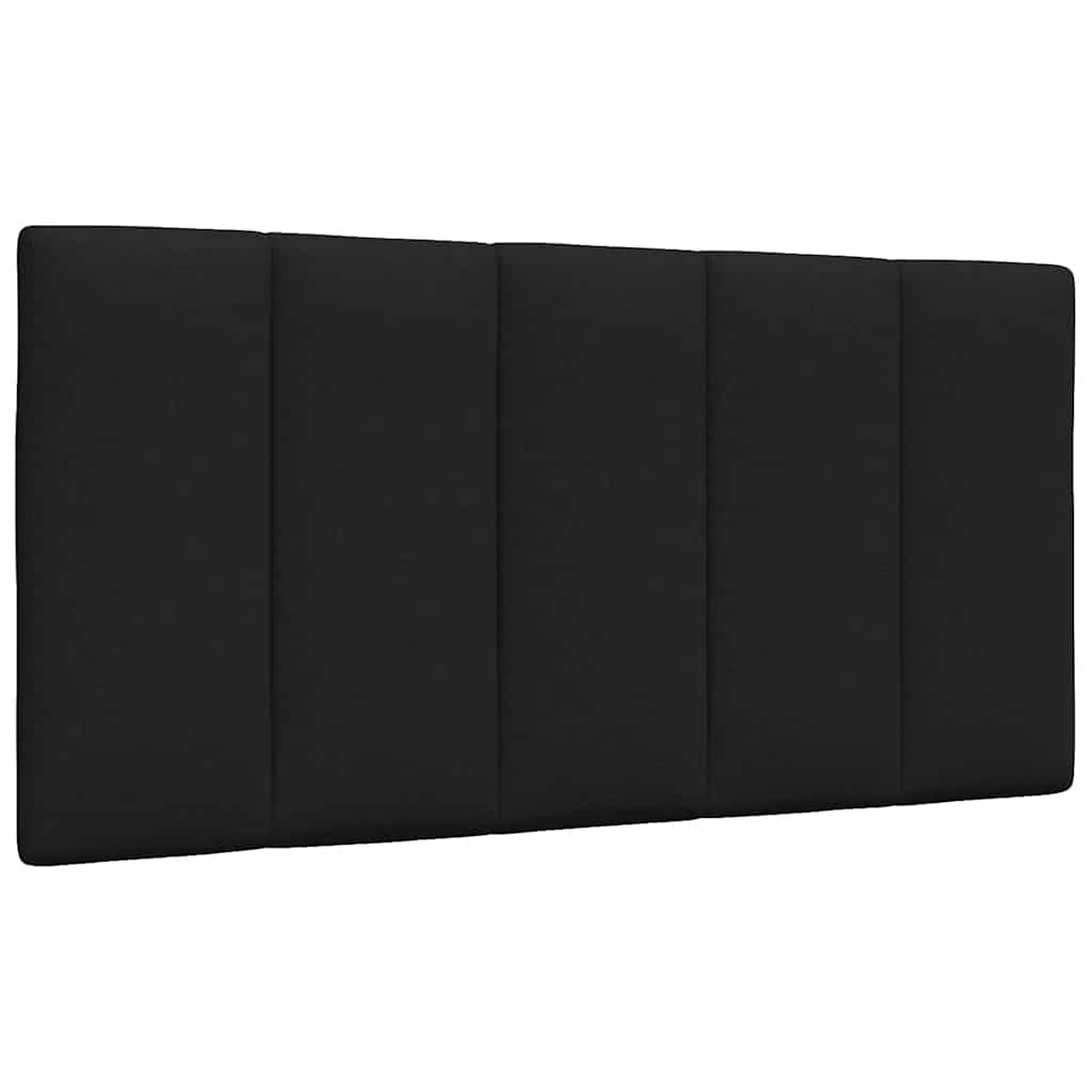 Letto con Materasso Hanko Nero 100x200 cm in Tessuto