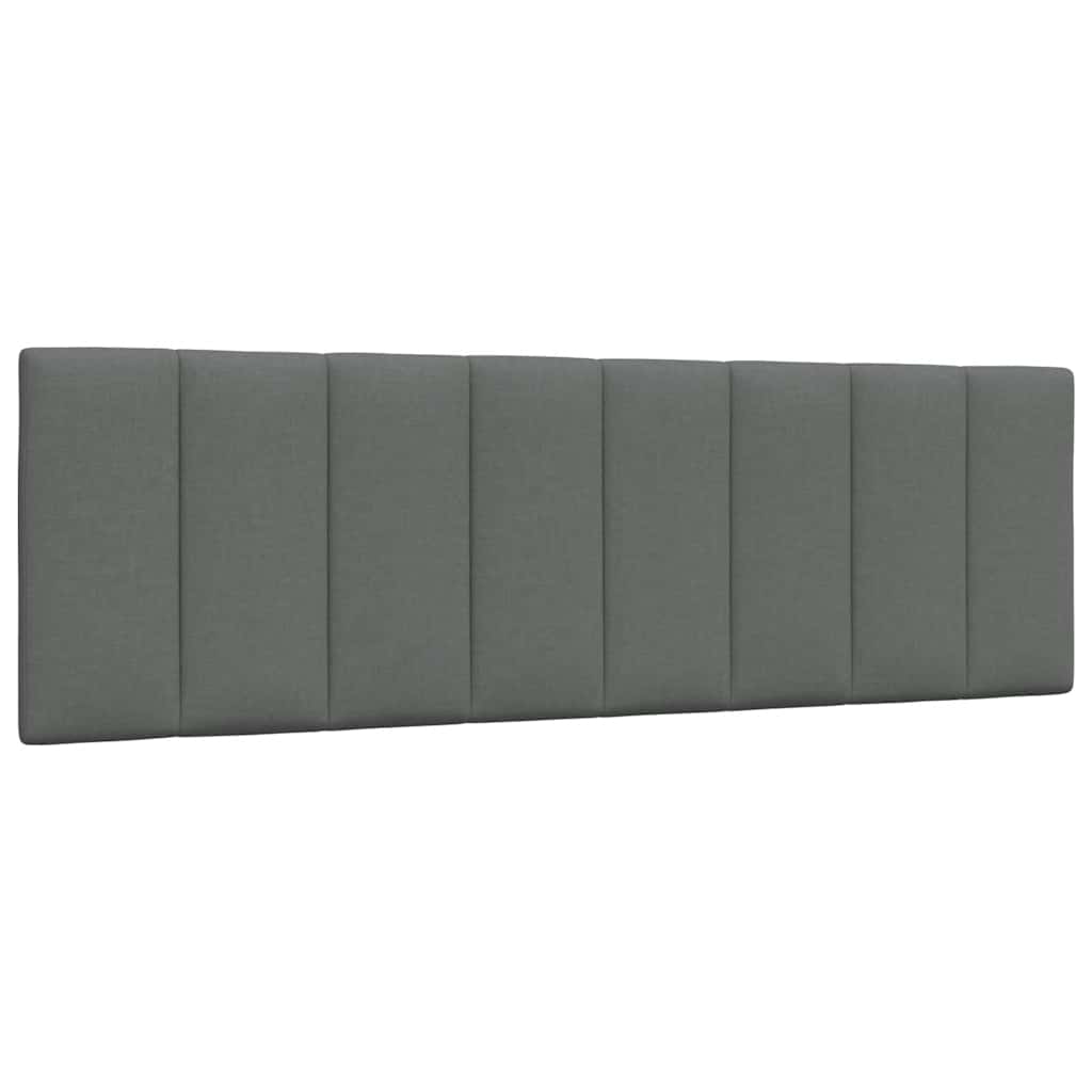 Letto con Materasso Hanko Grigio Scuro 160x200 cm Tessuto