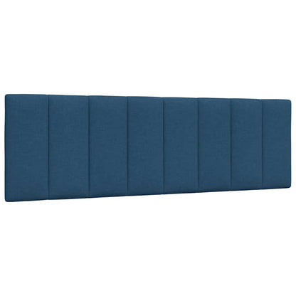Letto con Materasso Hanko Blu 160x200 cm in Tessuto