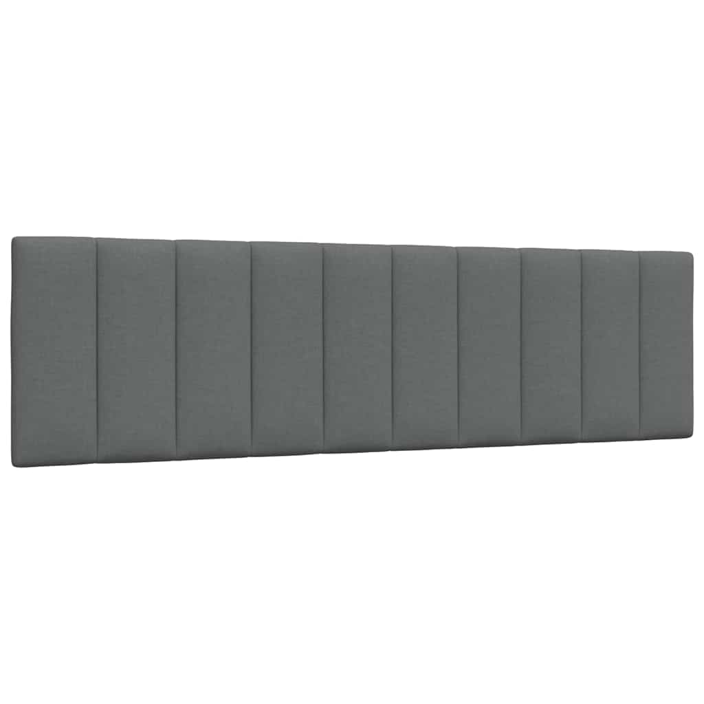Letto con Materasso Hanko Grigio Scuro 180x200 cm Tessuto
