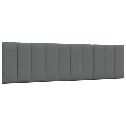 Letto con Materasso Hanko Grigio Scuro 180x200 cm Tessuto