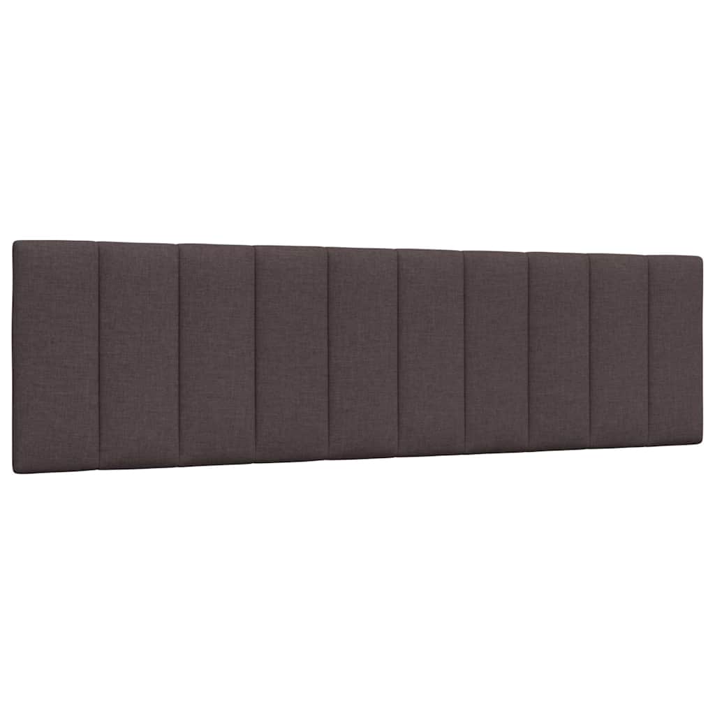 Letto con Materasso Hanko Marrone Scuro 180x200cm Tessuto | homemem39