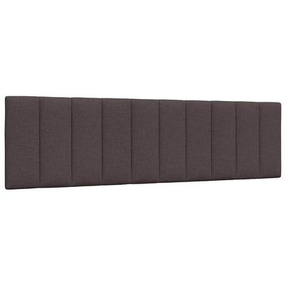 Letto con Materasso Hanko Marrone Scuro 180x200cm Tessuto | homemem39