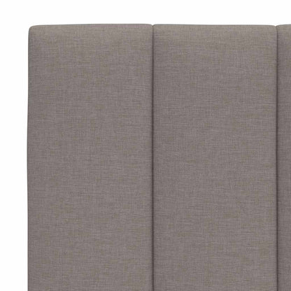 Letto con Materasso Hanko Tortora 180x200 cm in Tessuto | homemem39