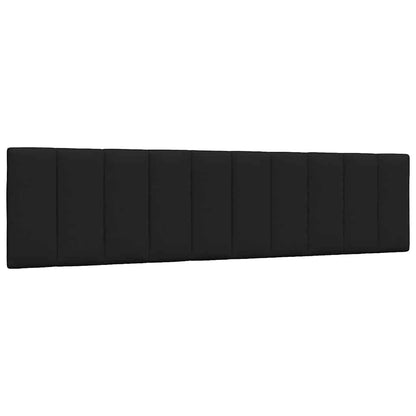 Letto con Materasso Hanko Nero 200x200 cm in Tessuto