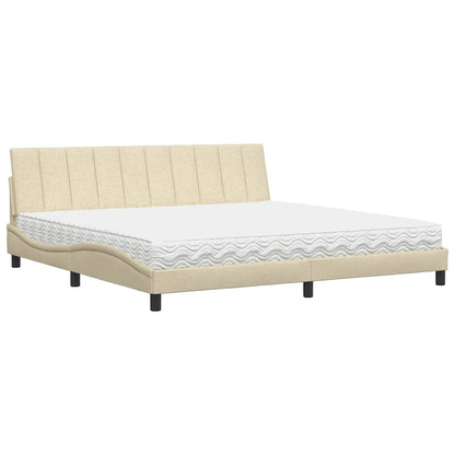 Letto con Materasso Hanko in Tessuto