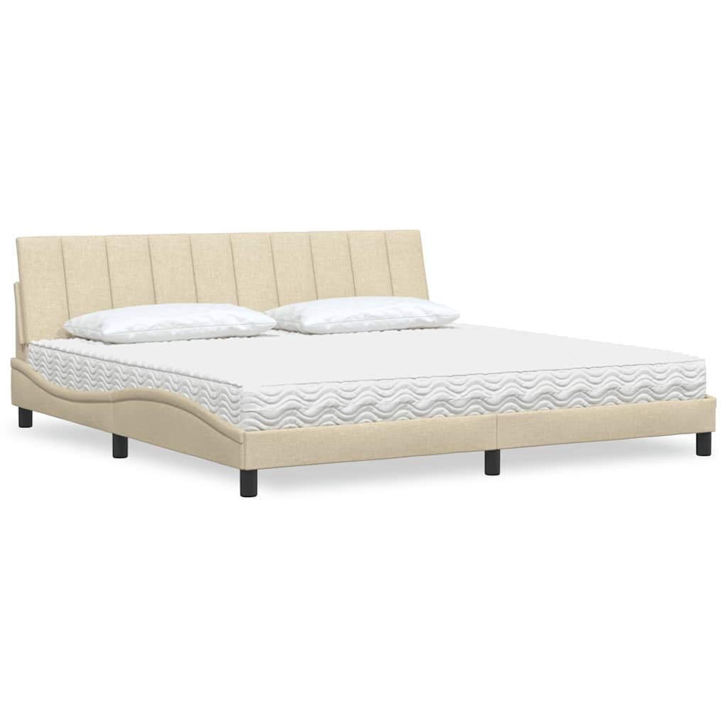 Letto con Materasso Hanko in Tessuto